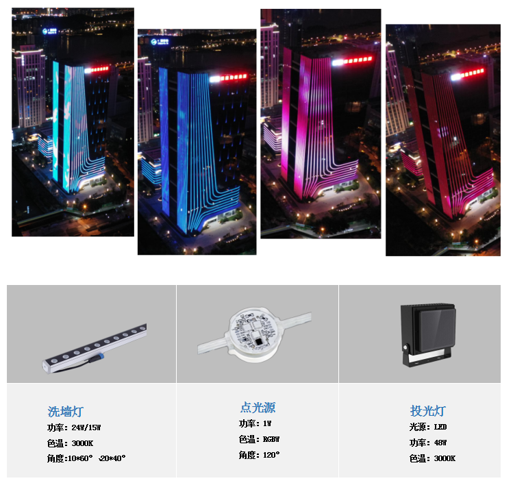 海运集团生产调度中心项目夜景工程