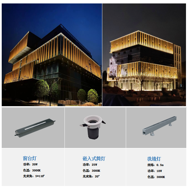 龙净水环境科技园项目夜景照明工程